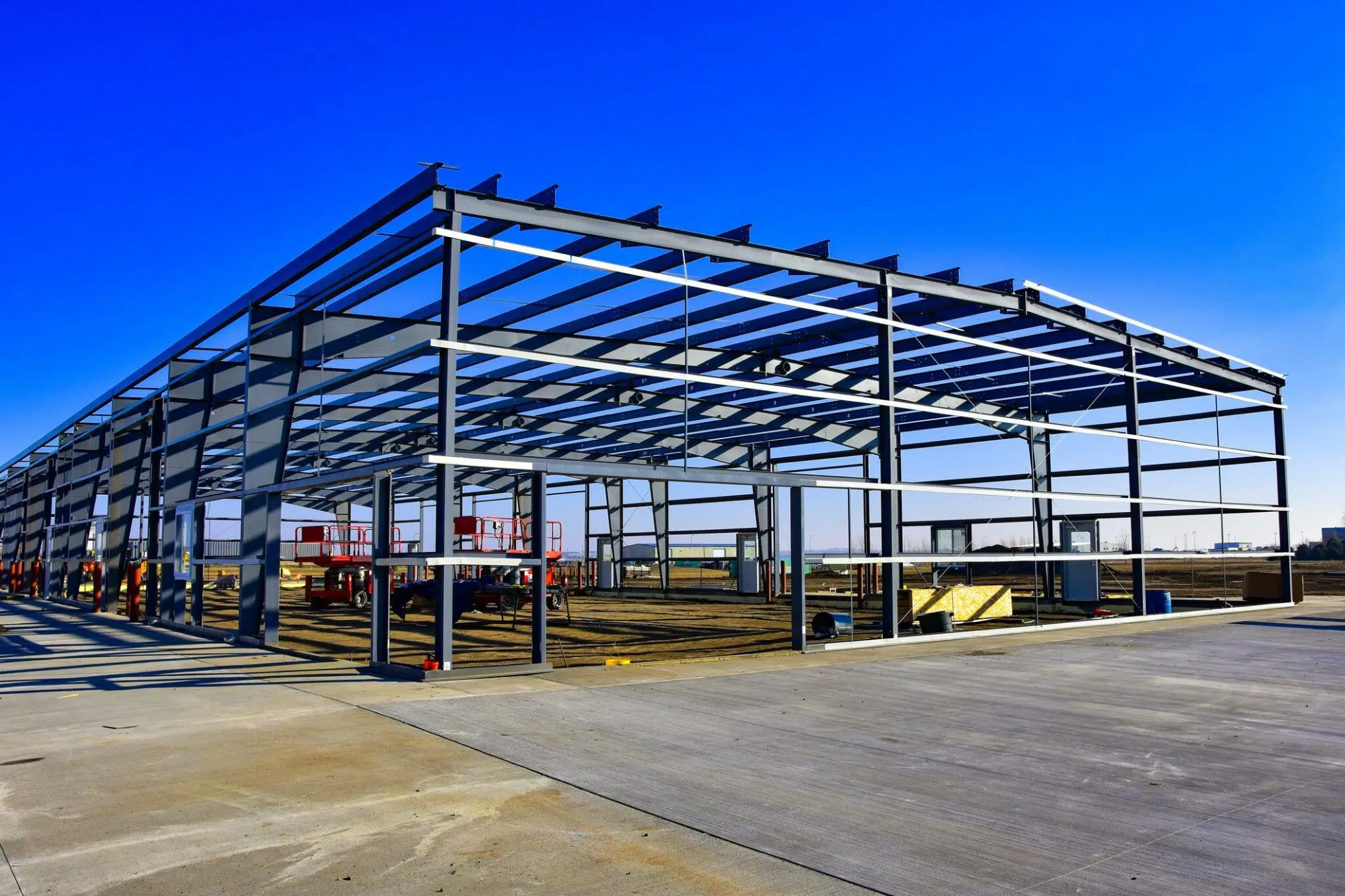 construção e estrutura de aço