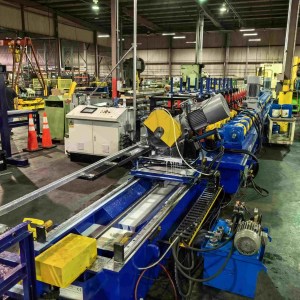 uni strut channel roll forming machine Complete strut channel roll forming machine line.