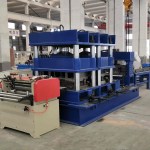 Korkuluk Rulo Şekillendirme Makinesi Servo Besleyici ve Delme Cihazı