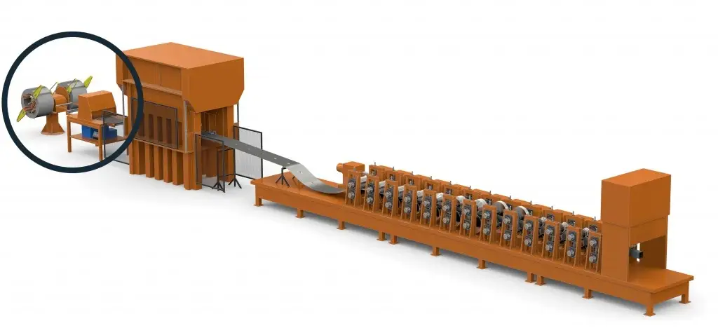 roll forming machine model 1