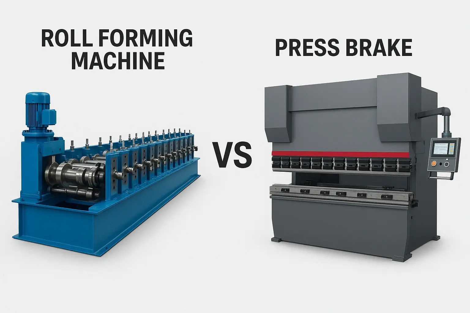 roll forming machine vs press brake