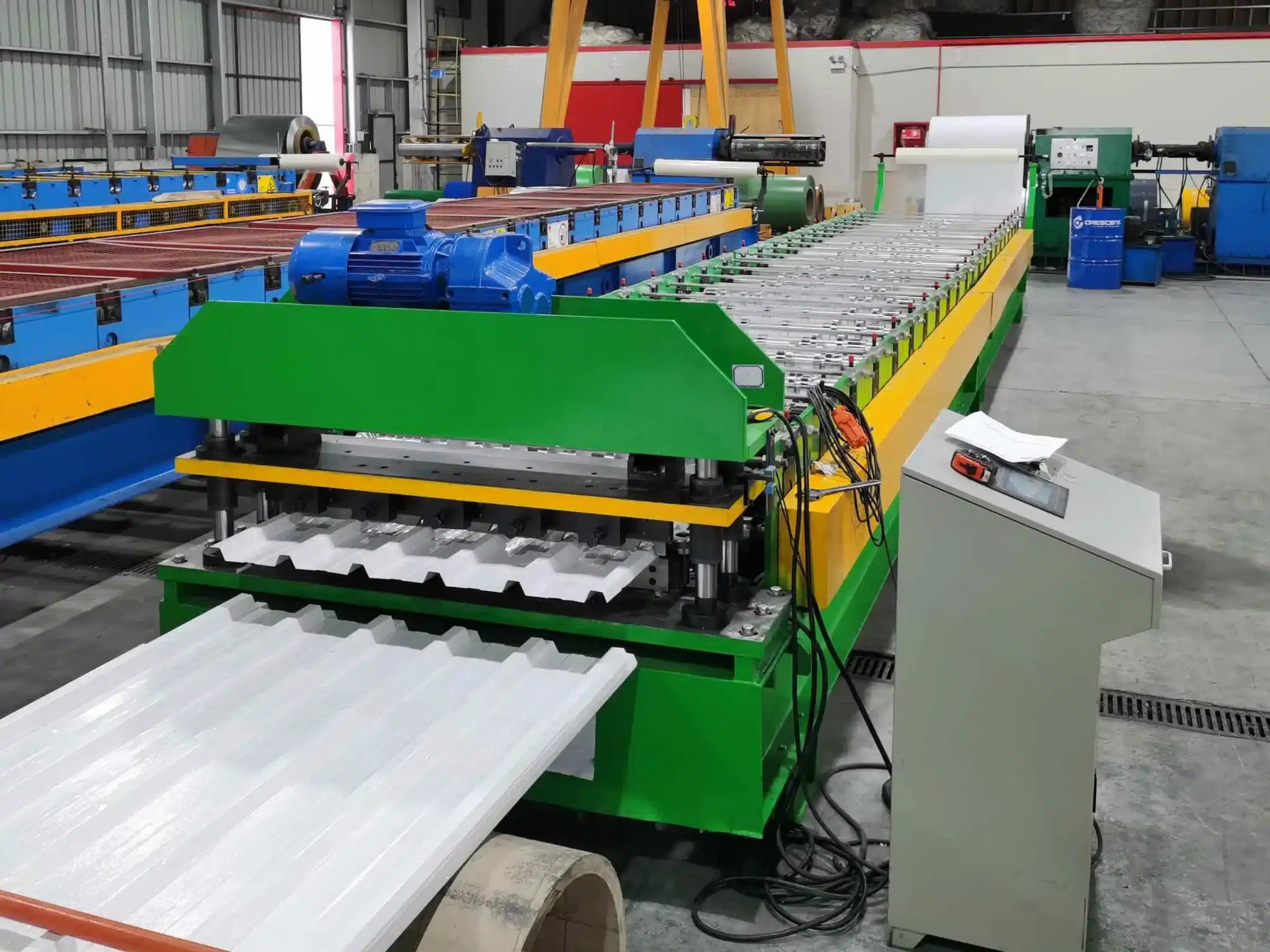 span deck roll forming machine