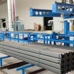 Complete Beli RollForming sigma purlin roll forming machine production line in a factory setting.