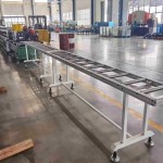 Complete production line of a medium speed strut channel roll former machine from Beli RollForming.