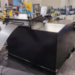Beli Supermarket Shelving Panel Roll Forming Machine Uncoiler and Precision Leveler for flat material feeding.