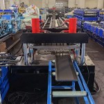 "Beli Supermarket Shelving Panel Roll Forming Machine - Integrated Uncoiler, Leveler, and Roll Former"