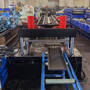 Supermarket Shelving Panel Roll Forming Machine "Beli Supermarket Shelving Panel Roll Forming Machine - Integrated Uncoiler, Leveler, and Roll Former"