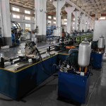 Robust GCr15 hardened steel rollers and forming stands inside the C Stud Roll Forming Machine, designed for durable light gauge steel forming.