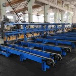 Auto Stacker system for finished metal panels from the Beli RollForming Dual Layer Roll Forming Machine.