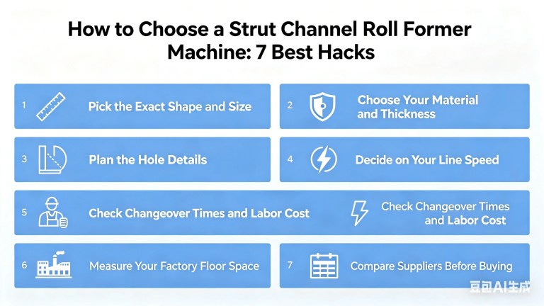 How to Choose a Strut Channel Roll Former Machine 7 Best Hacks
