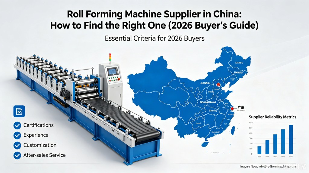 Roll Forming Machine Supplier in China-How to Find the Right One (2026 Buyer's Guide)
