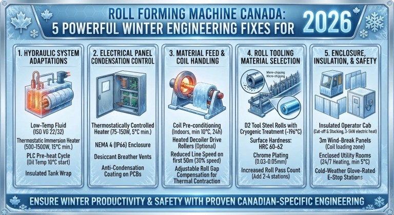 Roll Forming Machine Canada_ 5 Powerful Winter Engineering Fixes for 2026
