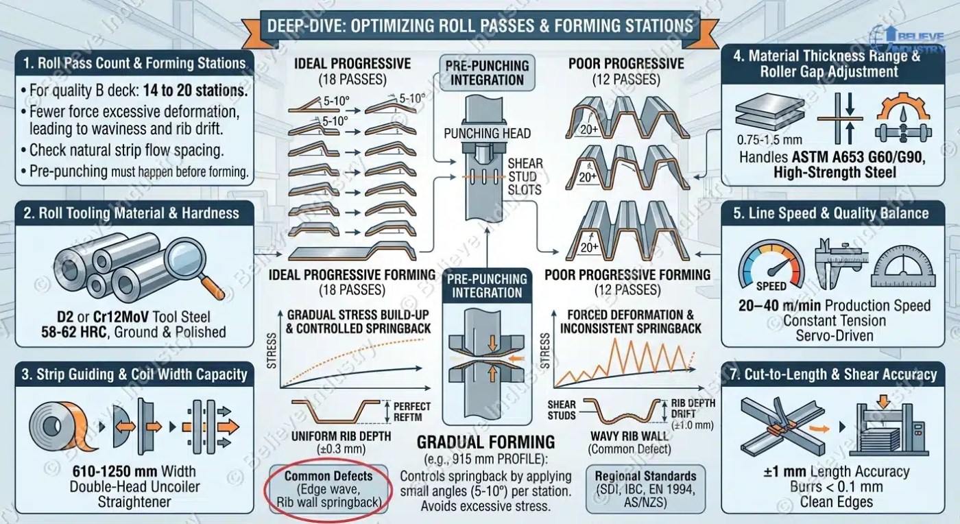 1. Roll Pass Count and Forming Stations
