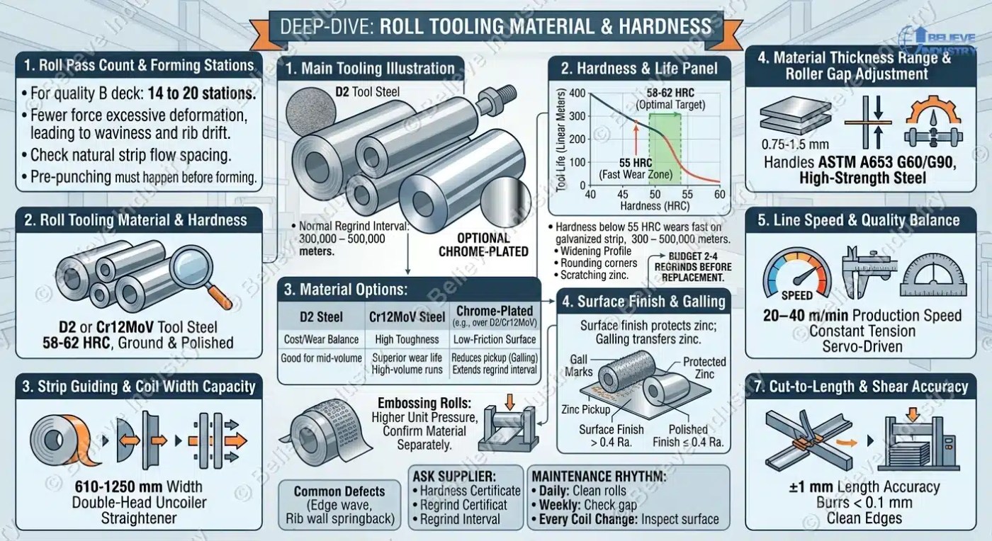 2. Roll Tooling Material and Hardness