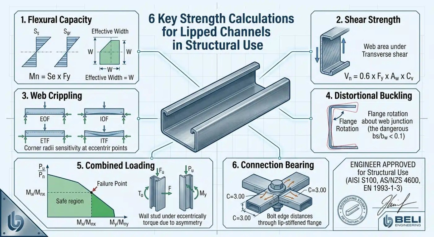 Lipped Channel Roll Forming Machine_ 6 Strength Calculations for Structural Use