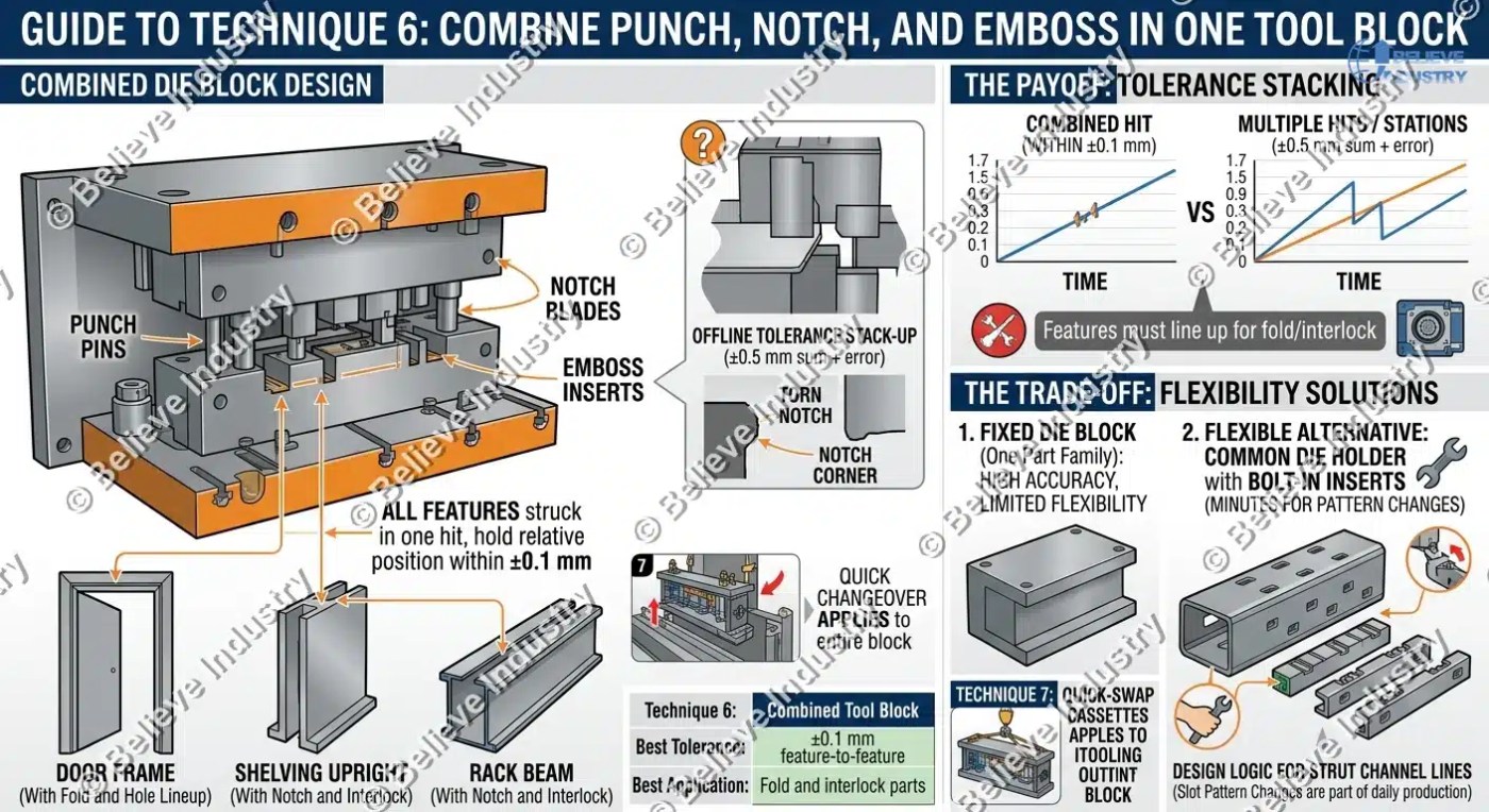 Technique 6_ Combine Punch, Notch, and Emboss in One Tool Block