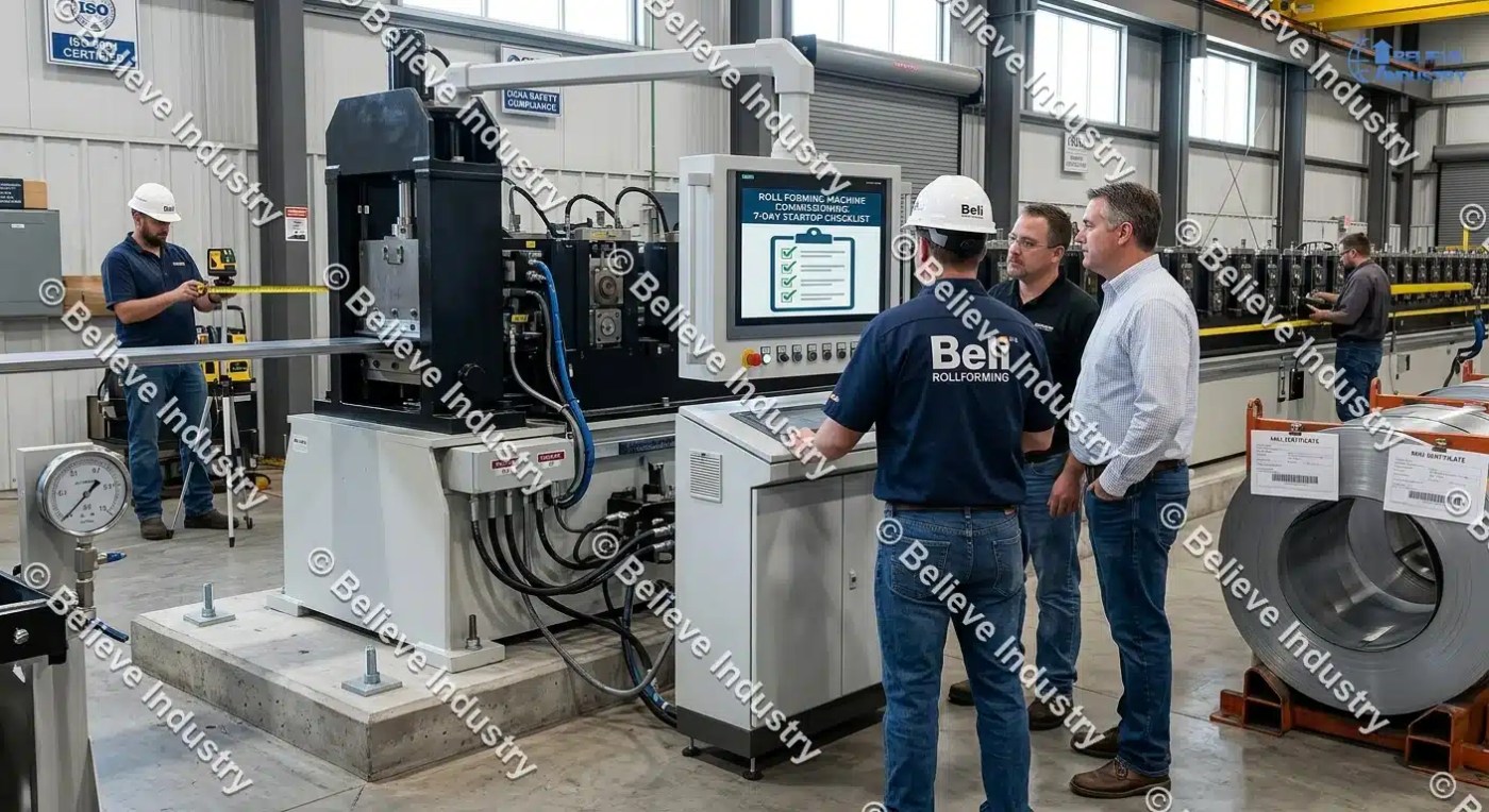 Roll Forming Machine Commissioning: 7-Day Startup Checklist for Success