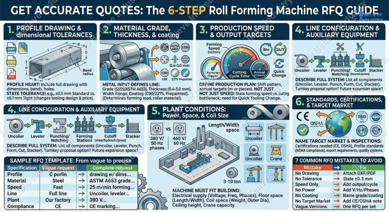 roll forming machine rfq six step guide